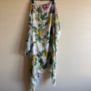 oscar de la renta | poppies & grapes modal cashmere scarf